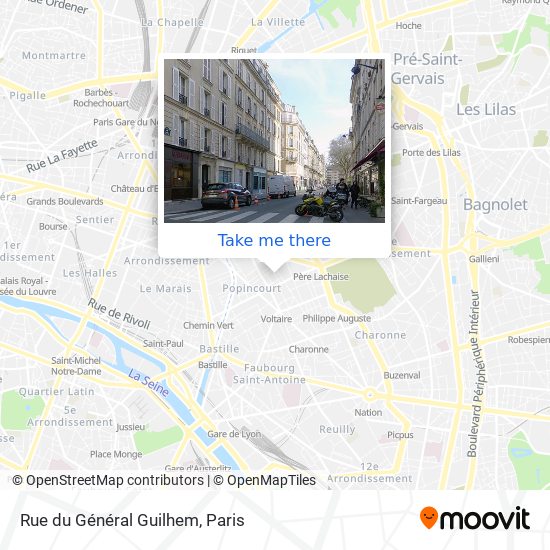 Rue du Général Guilhem map