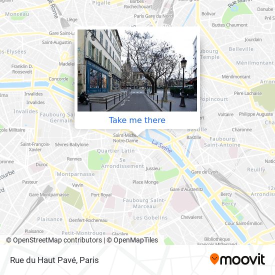 Rue du Haut Pavé map