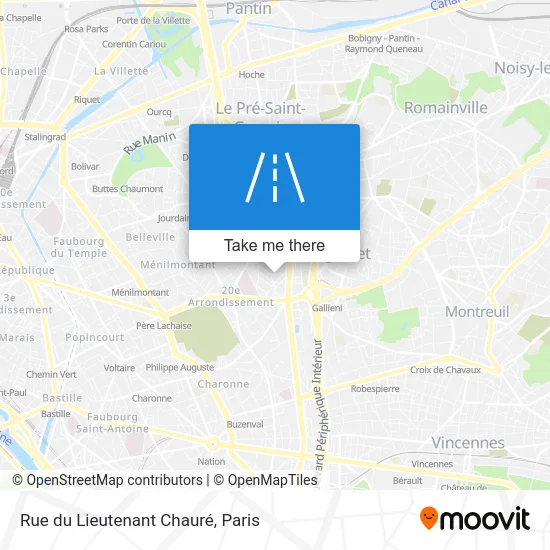 Rue du Lieutenant Chauré map