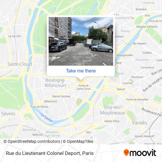 Rue du Lieutenant-Colonel Deport map