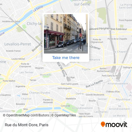 Mapa Rue du Mont-Dore