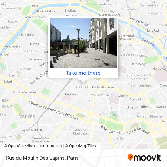 Rue du Moulin Des Lapins map