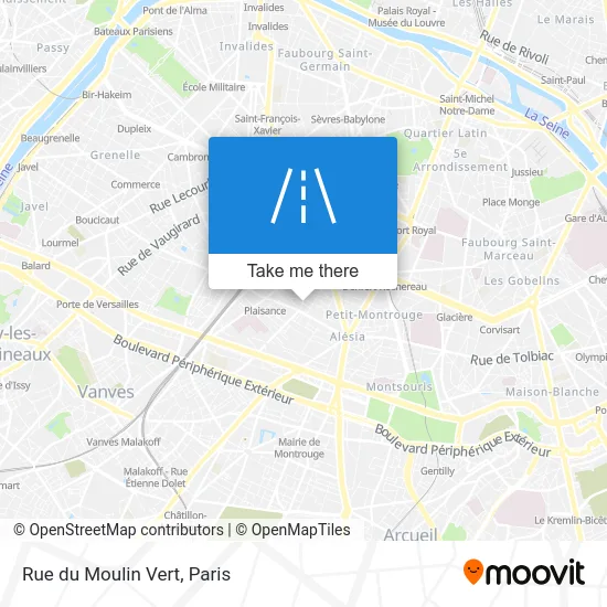 Rue du Moulin Vert map