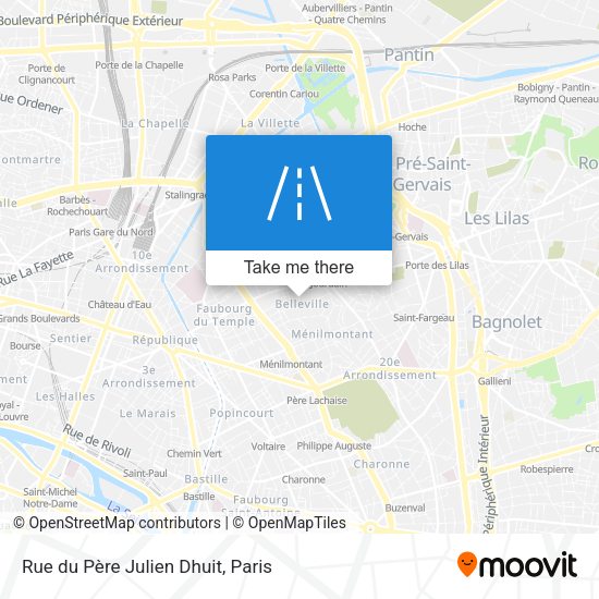 Rue du Père Julien Dhuit map