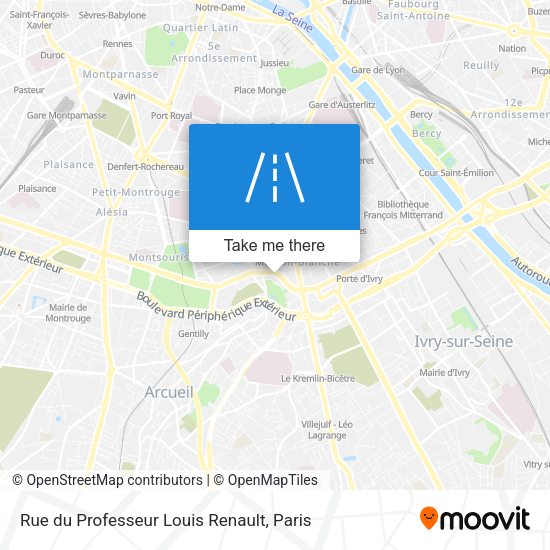 Rue du Professeur Louis Renault map