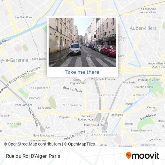 Mapa Rue du Roi D'Alger