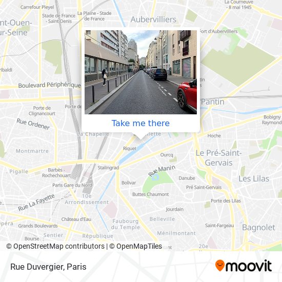 Rue Duvergier map