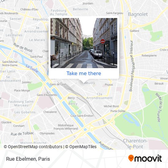 Rue Ebelmen map