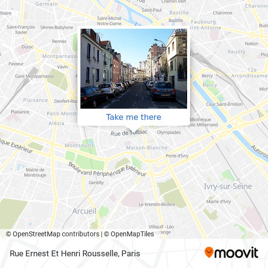 Mapa Rue Ernest Et Henri Rousselle