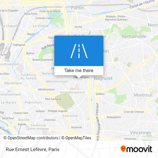 Rue Ernest Lefèvre map