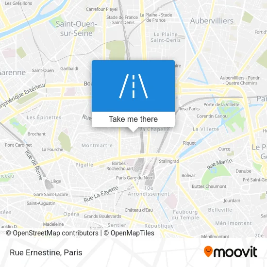 Rue Ernestine map