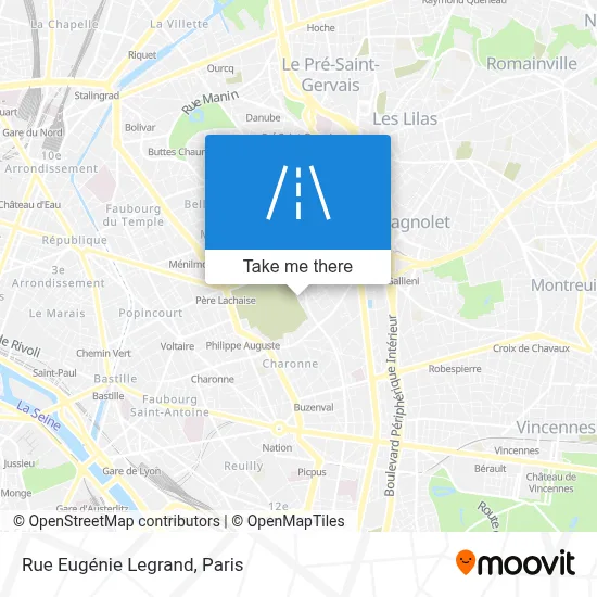 Rue Eugénie Legrand map