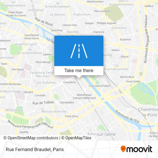 Rue Fernand Braudel map