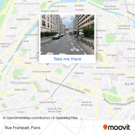 Mapa Rue Franquet