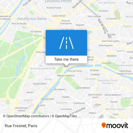 Rue Fresnel map