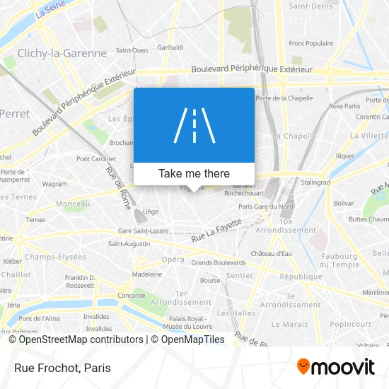 Rue Frochot map