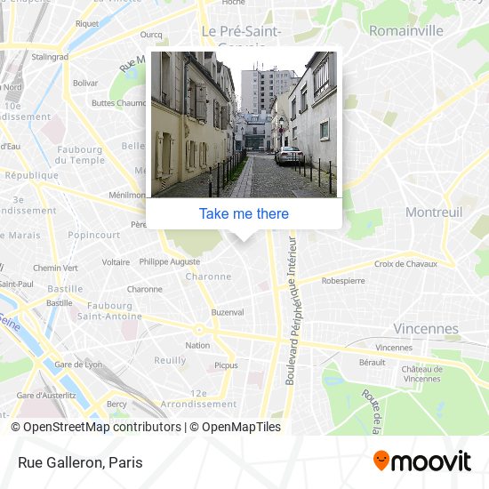 Rue Galleron map