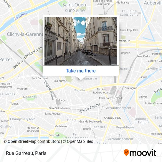 Rue Garreau map