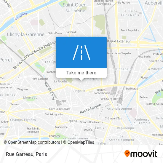 Rue Garreau map