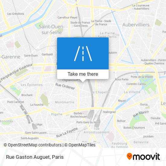 Mapa Rue Gaston Auguet