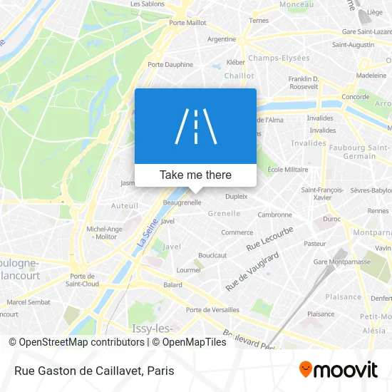 Rue Gaston de Caillavet map