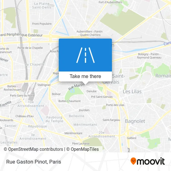 Rue Gaston Pinot map