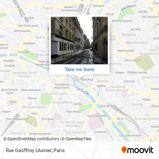 Rue Geoffroy L'Asnier map