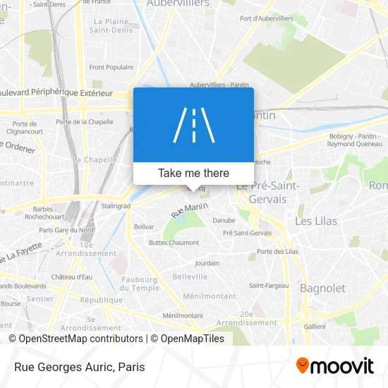 Rue Georges Auric map