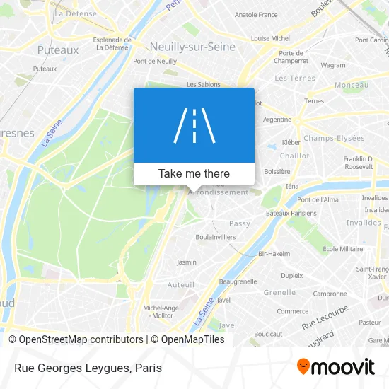 Rue Georges Leygues map