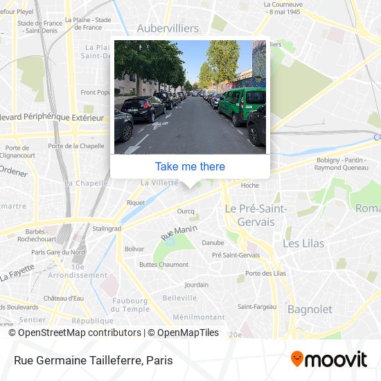 Rue Germaine Tailleferre map