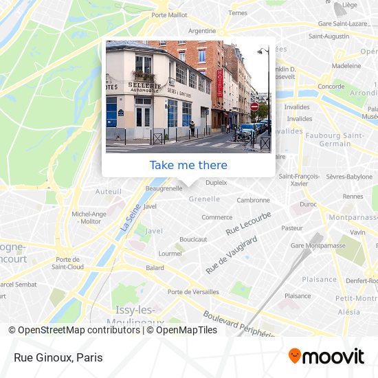 Mapa Rue Ginoux