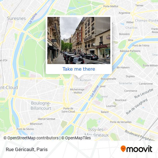 Rue Géricault map