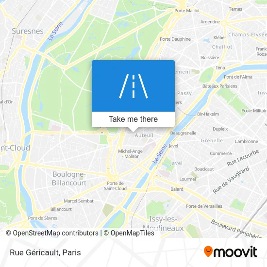 Rue Géricault map