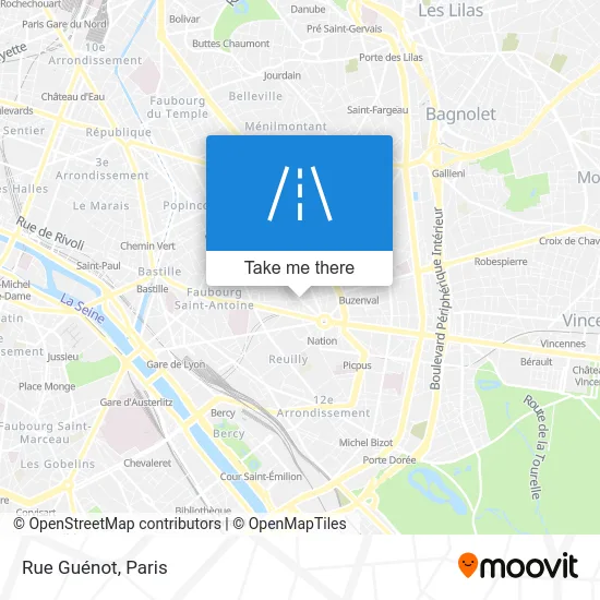 Rue Guénot map