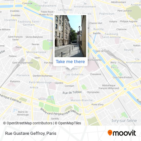 Rue Gustave Geffroy map