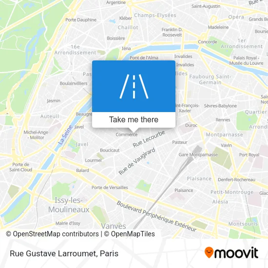 Rue Gustave Larroumet map