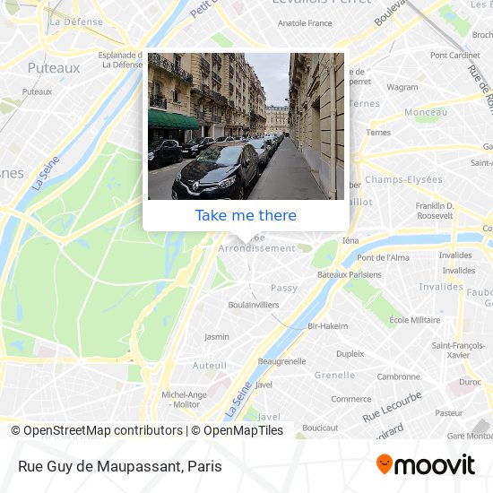 Rue Guy de Maupassant map
