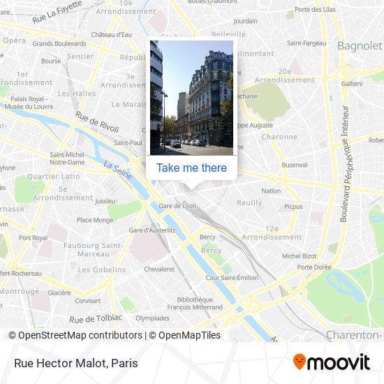 Rue Hector Malot map