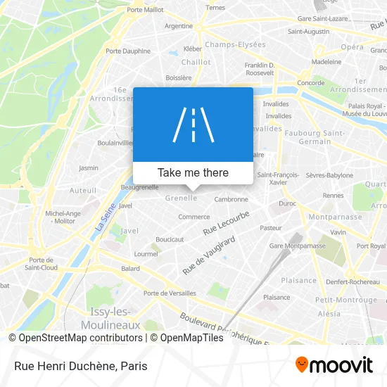 Rue Henri Duchène map