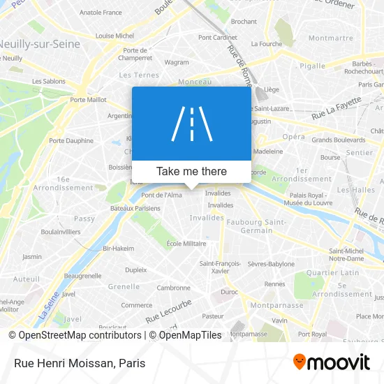 Rue Henri Moissan map