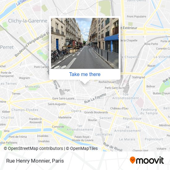 Rue Henry Monnier map