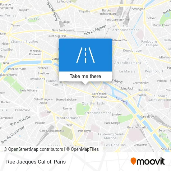 Rue Jacques Callot map