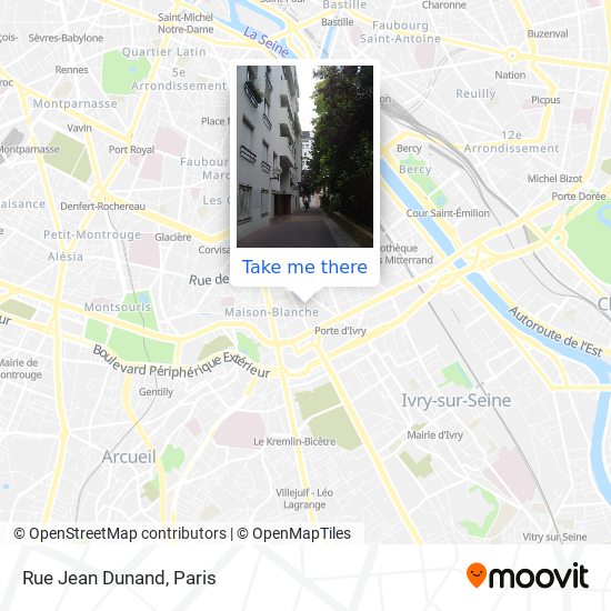 Rue Jean Dunand map