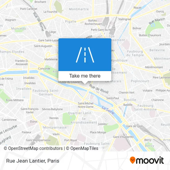 Rue Jean Lantier map