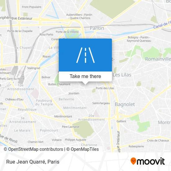 Rue Jean Quarré map