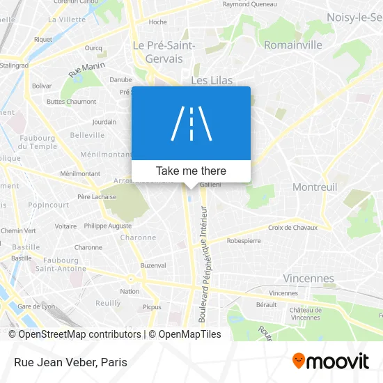 Rue Jean Veber map