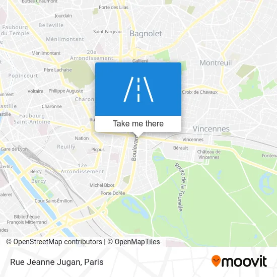 Rue Jeanne Jugan map