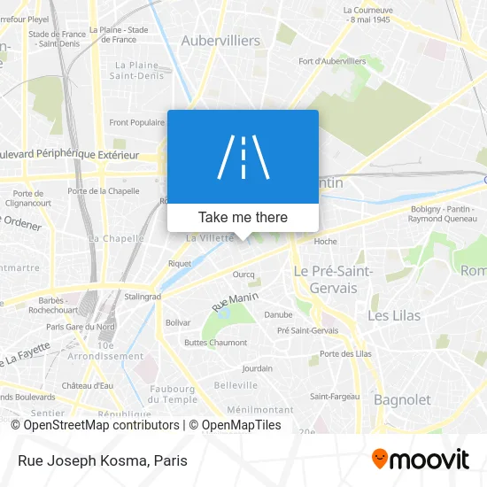 Rue Joseph Kosma map