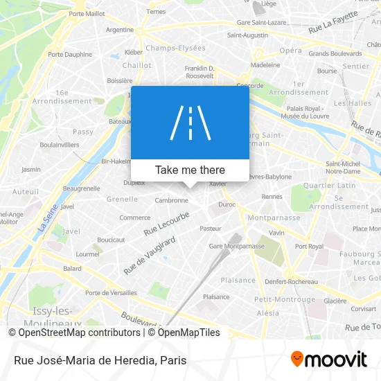 Rue José-Maria de Heredia map