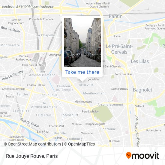 Mapa Rue Jouye Rouve